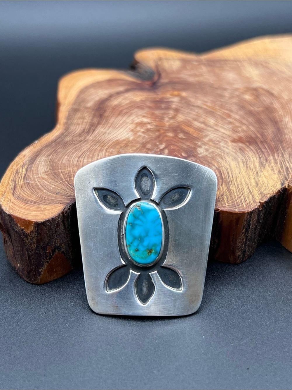 Native American Sterling & Turquoise Bolo